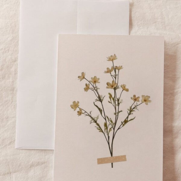 Dried Flower Card